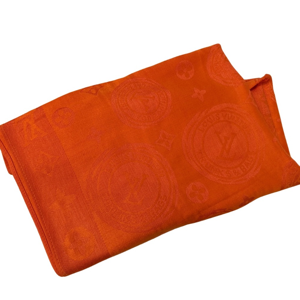 Louis Vuitton Orange Scarf